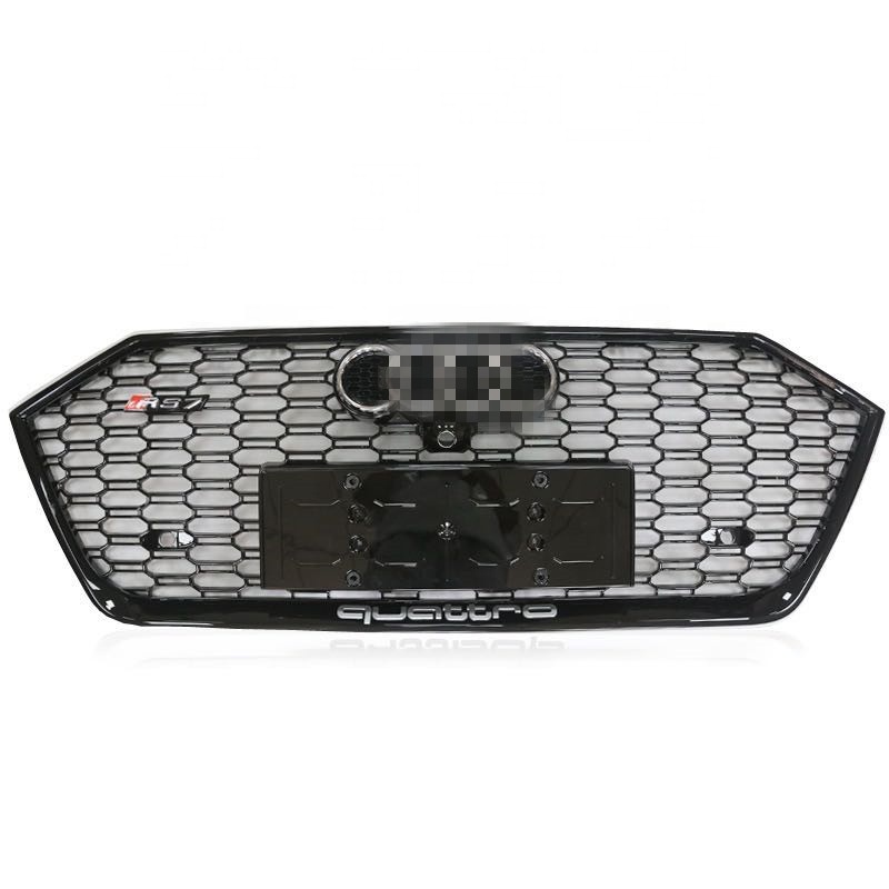 Auto spare parts Grille For audi A7 S7 upgrade RS7 2019 front grille mesh design ABS material for car modified parts
