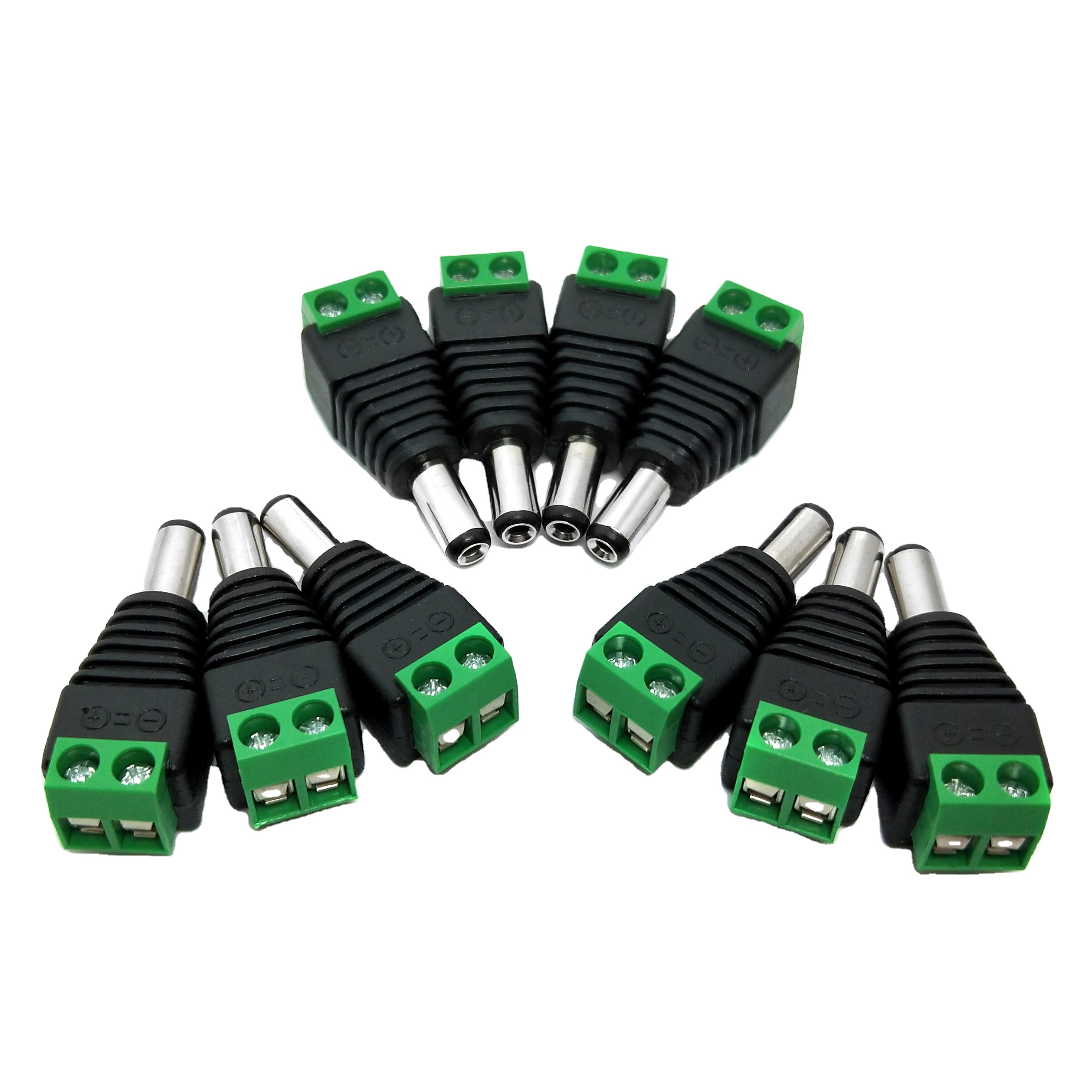5,5 мм * 2,1 мм Balun rf разъем питания постоянного тока для камеры видеонаблюдения
