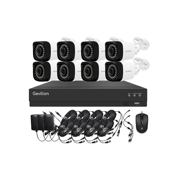 HD 1080P IR waterpoof IP67 4CH DVR camera set hik-vision cctv система видеонаблюдения