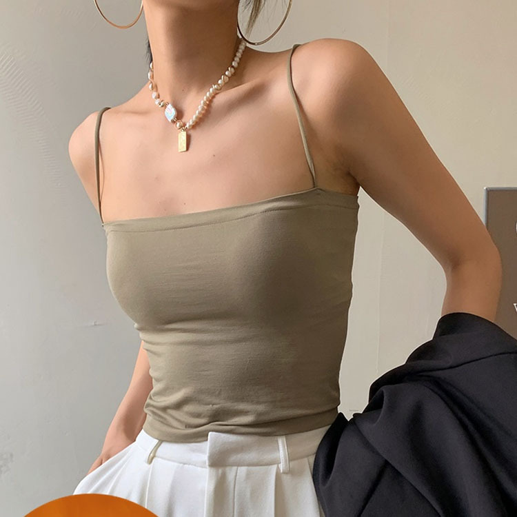 Factory Wholesale Comfortable Padded Bra Wide Shoulder Strap Chest Wrap All-Match Hot Selling Women Vest Bra