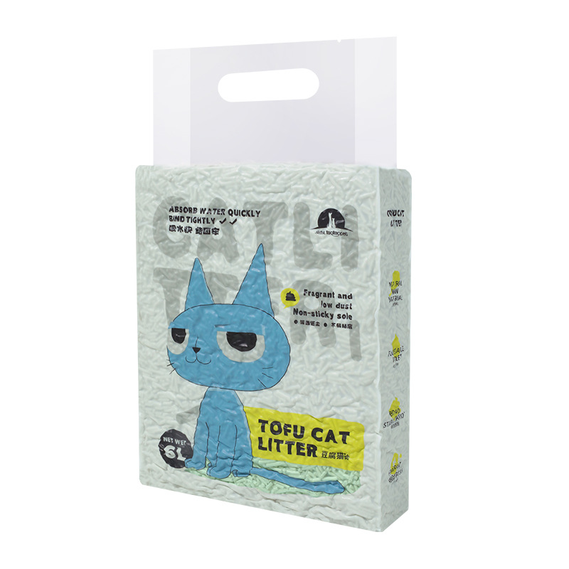 Deodorant Cat Litter Tofu 6l Plant Degradable Cat Litter In Stock 4 Flavors Cat Litter