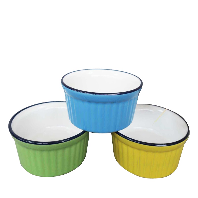 Горячая Распродажа, изготовленная на заказ миска для пудинга, суфле ramekin, керамическая посуда для выпечки, посуда для домашней кухни
