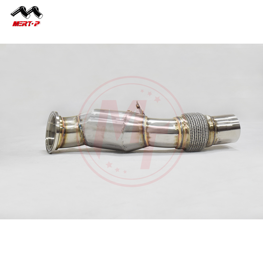 Потоковая труба Mertop Racing B48 F30/F31/F34 320i 330i 2,0 T 200cells catted 2015-2019