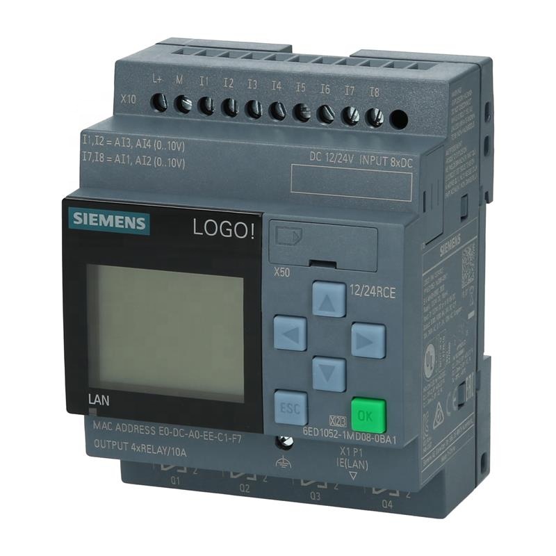 12 \/24RCE логотипа Siemens plc программируемый логический контроллер 6ED1052-2MD08-0BA0 обновленная 6ED1052-2MD08-0BA1