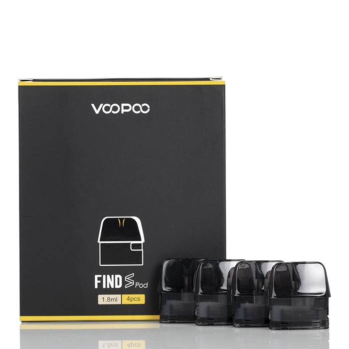Картридж VOOPOO Find Pod 1,8 мл, 4 шт. с оригинальной катушкой Ом