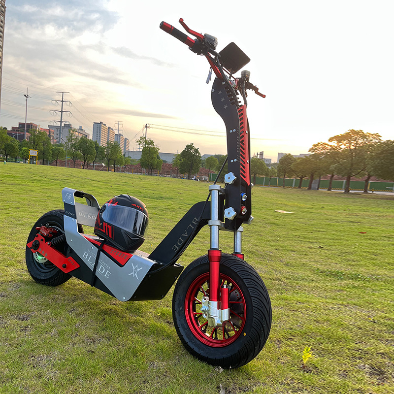 Светодиодный экран e-scooter fat tire e scooter 72V 4000/5600w 30/40/50Ah, Электрический скутер для бездорожья с сиденьем