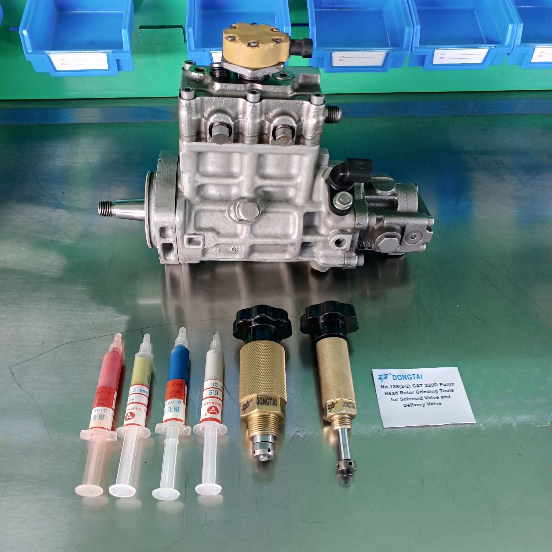 № 138(2-2) C AT 320D головка насоса роторный шлифовальный инструмент для электромагнитного клапана и клапана доставки