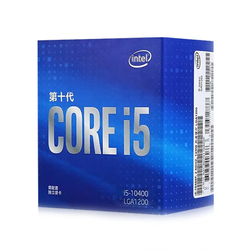 New Core I5 10400 10400F Processor I5 10400 Core I5 10400F 10Th Gen 2.9Ghz Computer Gaming Cpu Core I5-10400