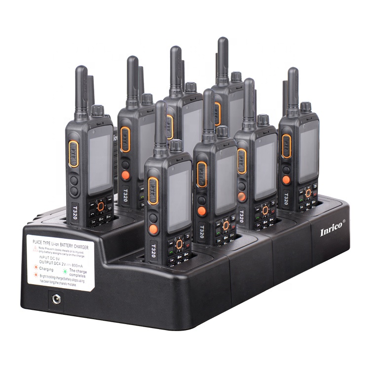 MC-320 8-карманное зарядное устройство для 2G/3G inrico T298S/T320 wifi walkie talkie