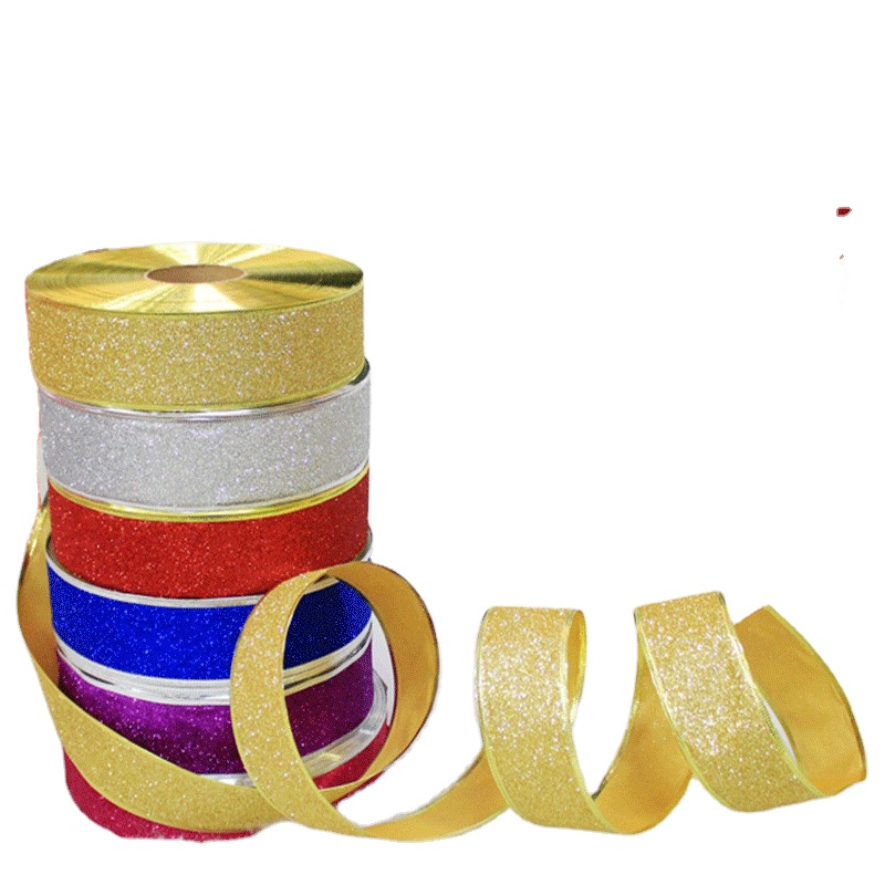 Christmas decorations 200*5cm red onion pink Christmas ribbon/ribbon