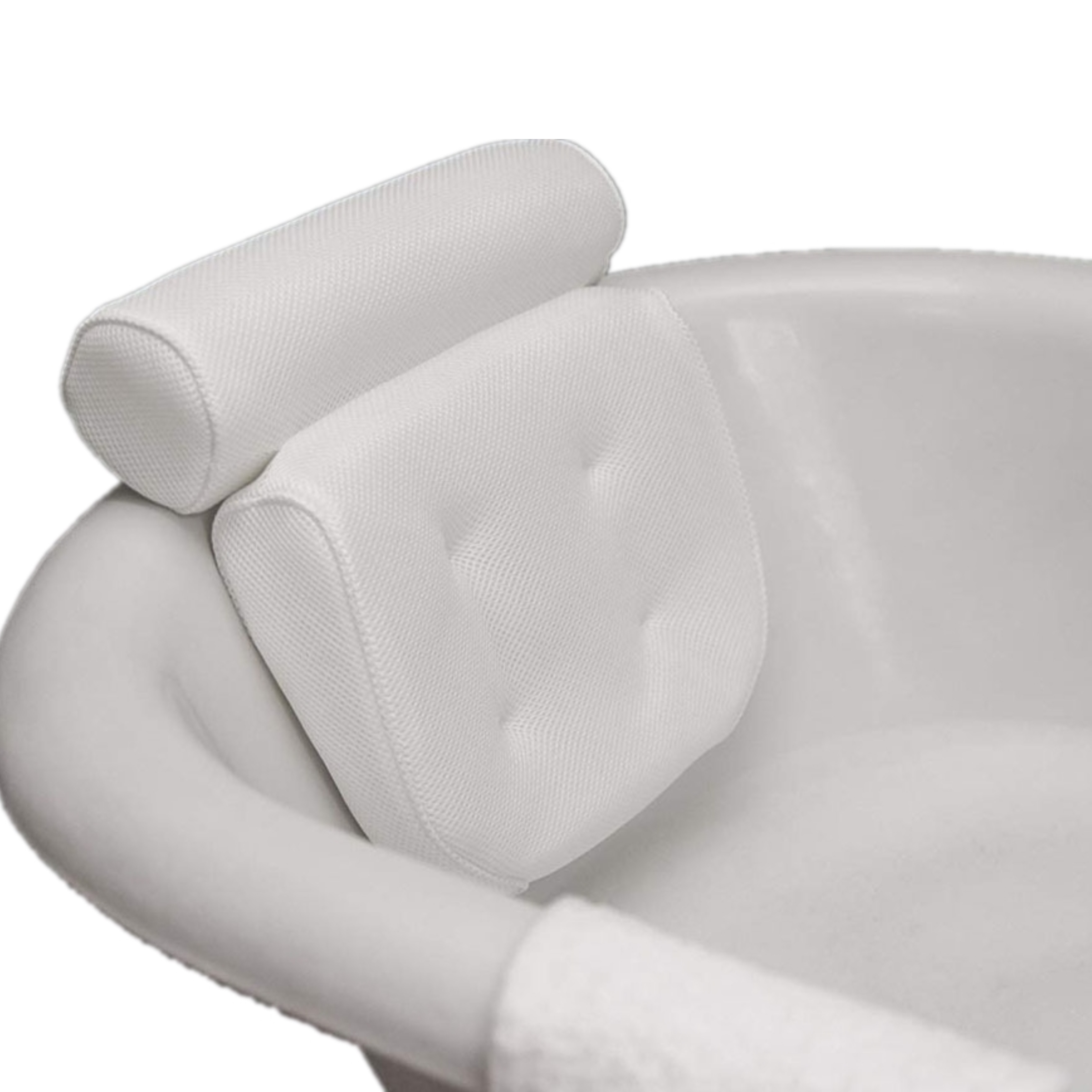 High Quality Non-Slip Comfortable Easy Drying with 4 Powerful Strong Suction Cups 3D Mesh SPA Bath Pillow