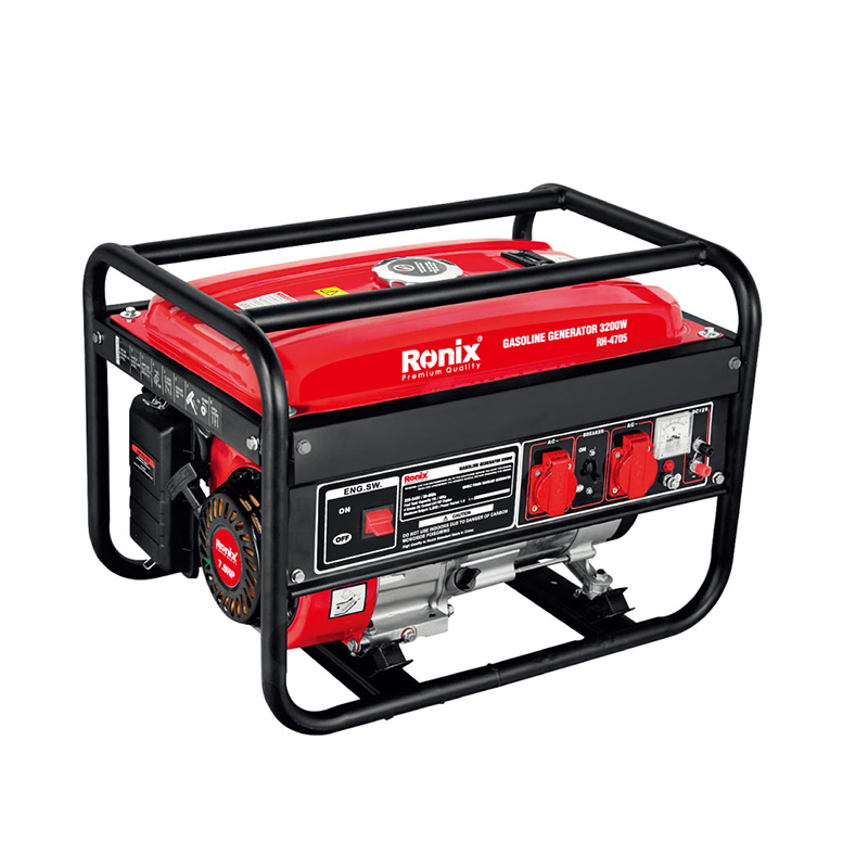 Роникс RH-4705 4-тактный 4.5HP 3200W 210cc с воздушным охлаждением щетка с AVR Генератор бензина