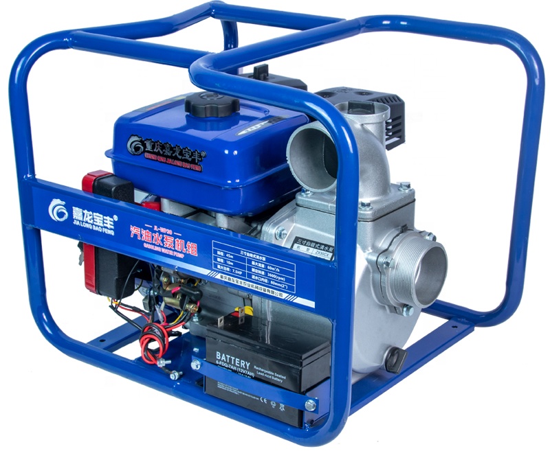 168F 6.5hp Электрический бензиновый водяной насос WP30 WP80