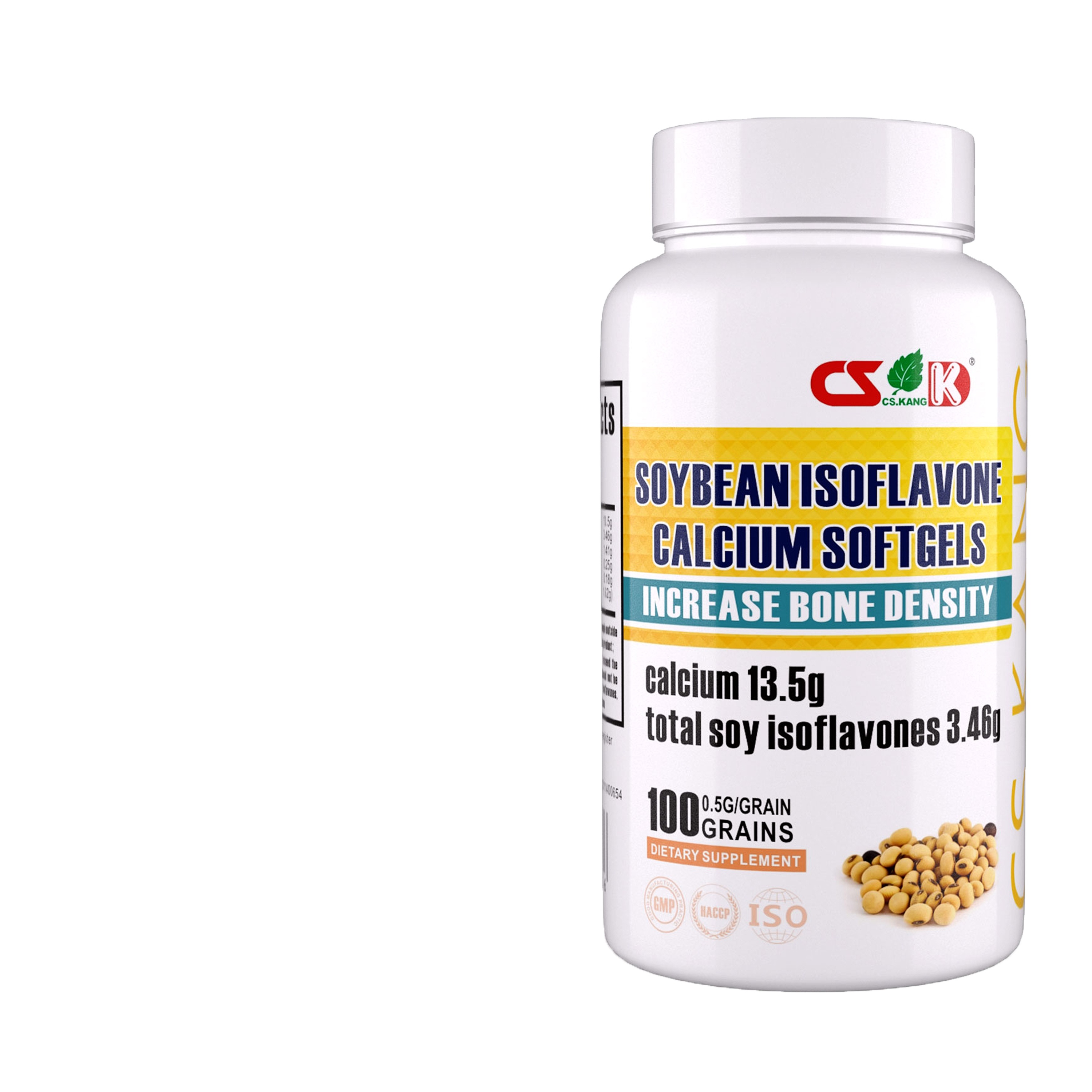 The Effect Is Remarkable Has Health Function That Increase Bone Density Isoflavones Soybean Calcium Soft Gel Capsule