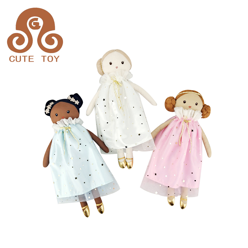 Fashion Girl Stuffed Plush Princess Dolls Ballerina Plush Doll Plush Dolls For Girls