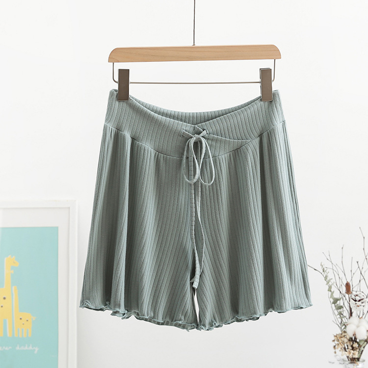 Pregnant short pants summer low-waisted shorts Drawstring pregnancy three-quarter pants comfortable Modal thin pregnancy pants