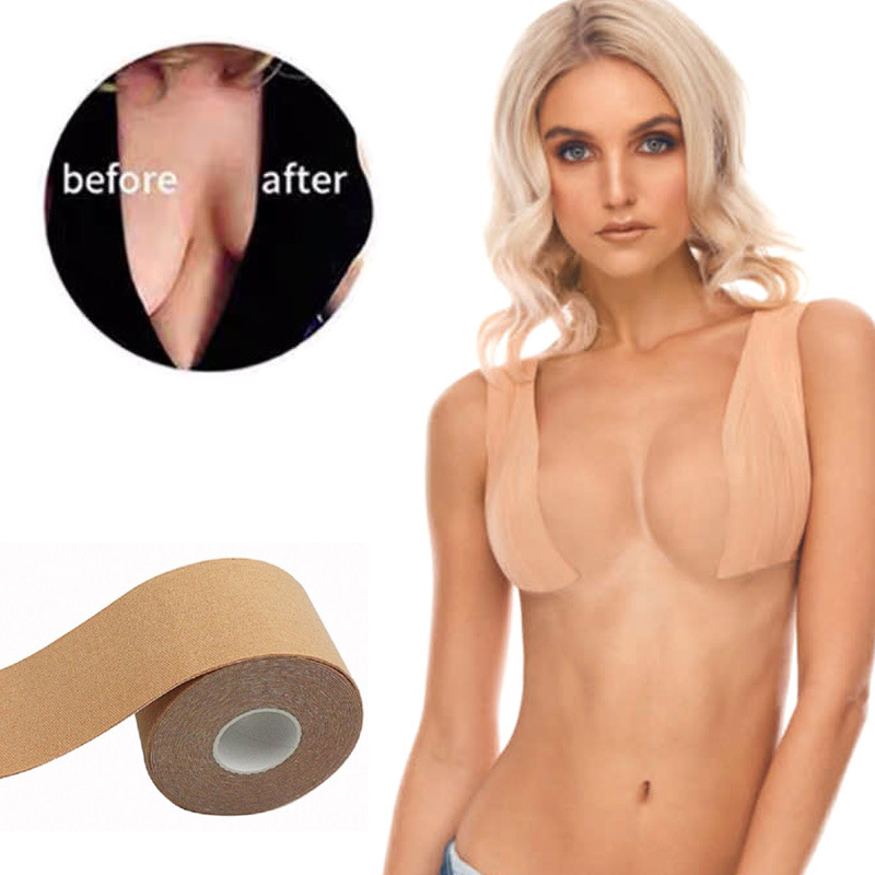 Nude Black Beige Uplift Body Tape Breast Lifting Manufacturer Fashion Sticker Breast Lift Tape Women Boob Tape