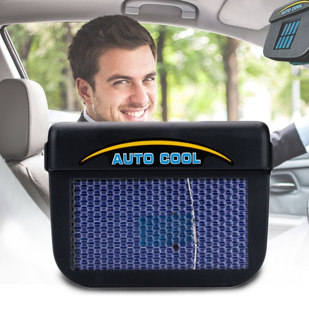 Вентиляционный вентилятор AUTOCOOL на солнечной батарее, как показано по телевизору