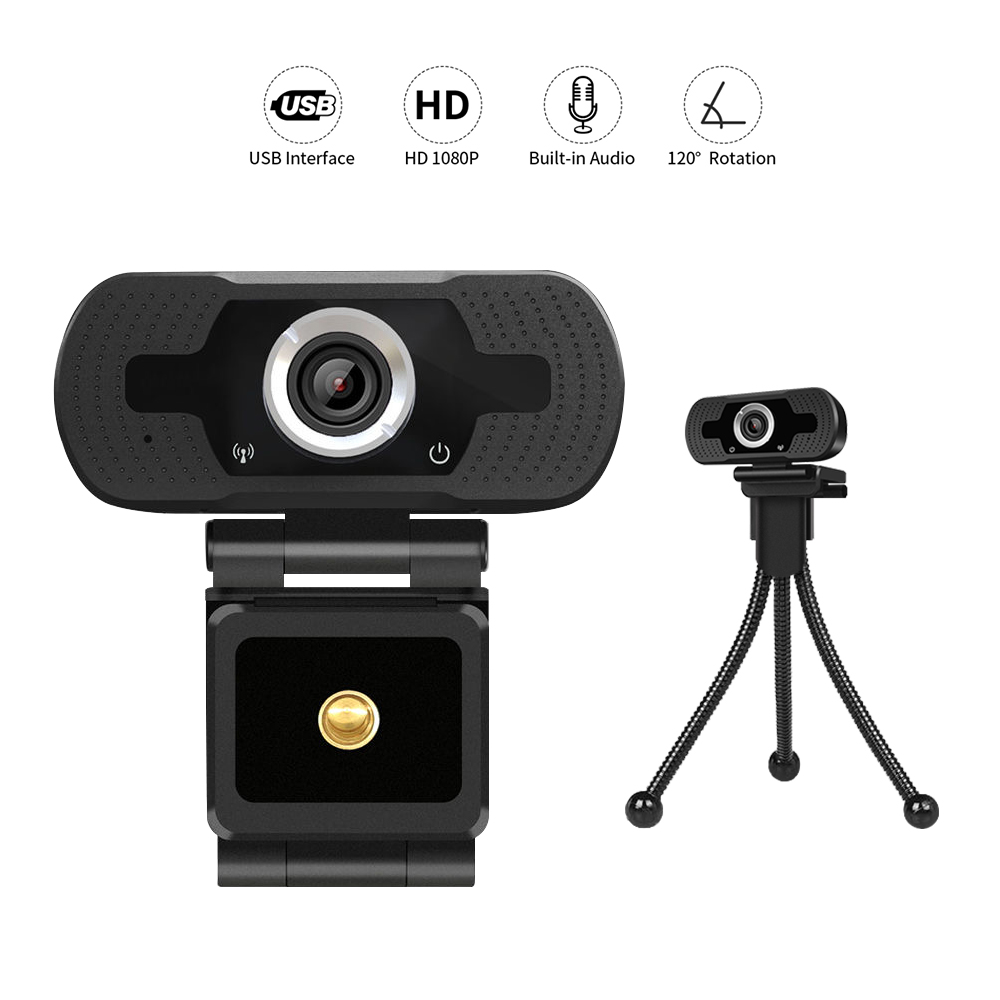 USB веб-камера 1080p HD 2 мегапикселя PC камера с поглощения микрофон Микрофон для Skype для android-плеера