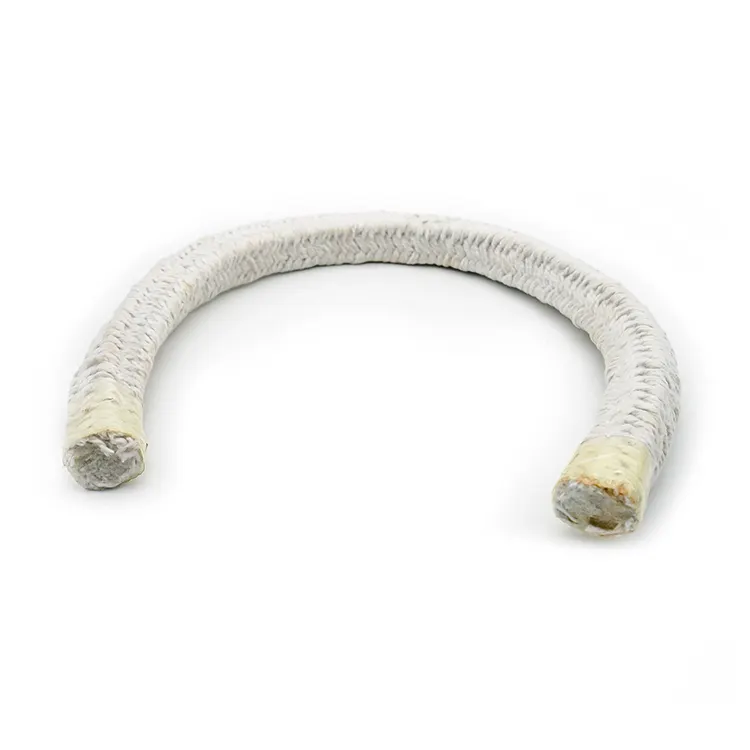 Wholesale Price Ceramic Wool Wire Ceramic Fiber Rope 10mm/20mm Diameter Accept OEM for high heat sealing rope,