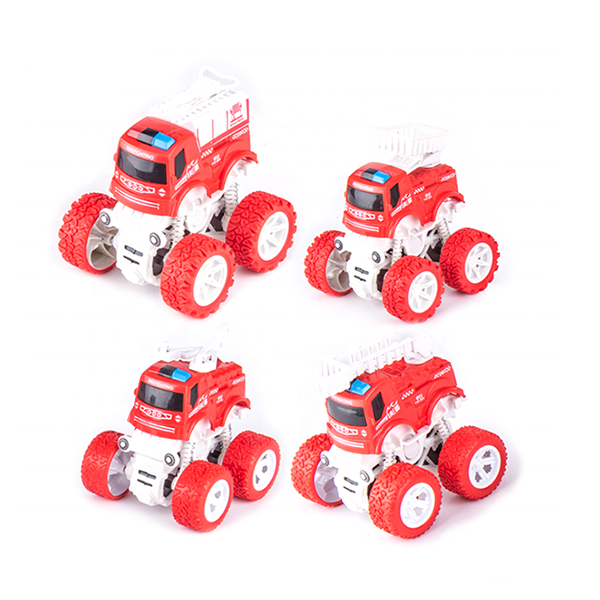 Hot Sale Inertial Toy Powered Car Ambulance Fire Truck Children'S Toy Friction Toy Vehicles