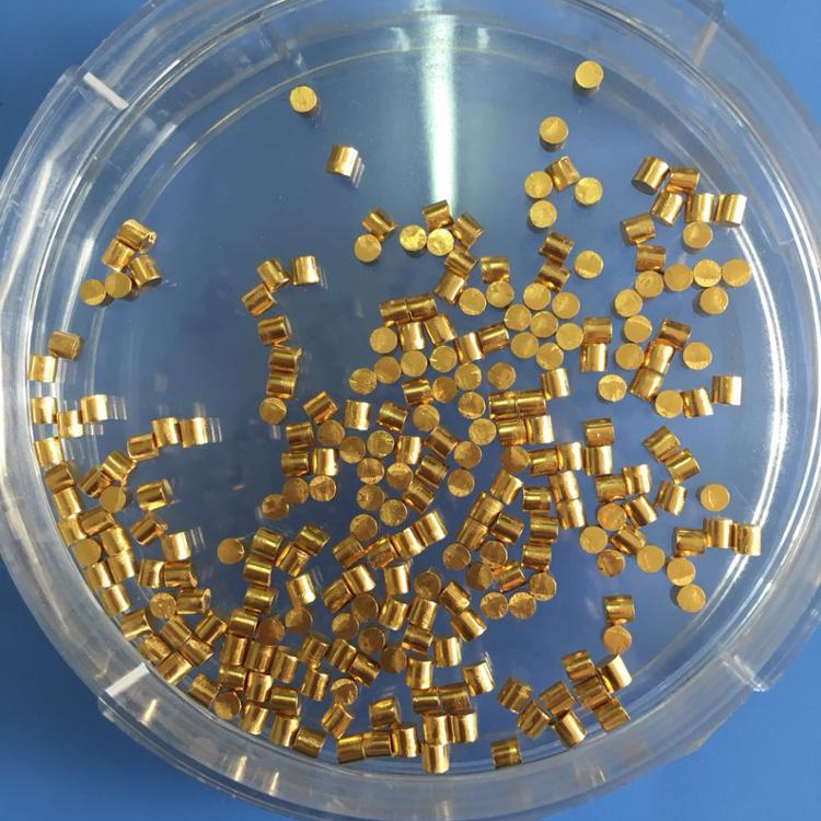 99.99% Pure Au Gold Evaporation Pellet Au Granule