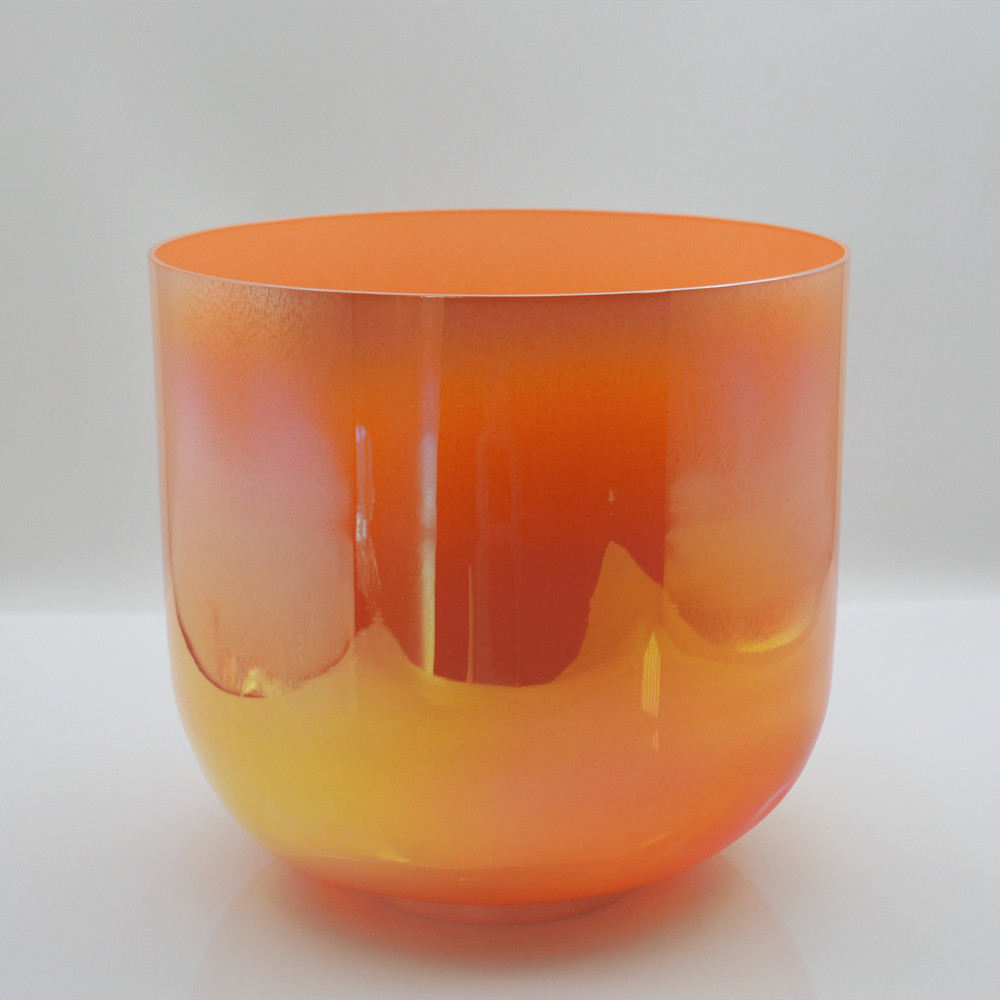 HF High Quality Alchemy Orange Quartz Crystal Singing Bowls for Meditation Sound Bath