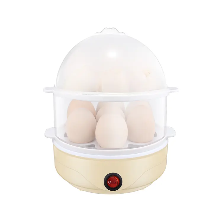 High Quality Home Portable, Mini Plastic Electric Automatic Single/Double/Three Layer Egg Cooker Boilers Egg Steamer/