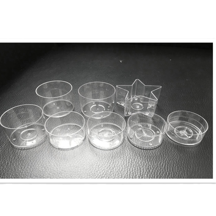 Factory Directly Sales Empty Candle Jars Plastic Candle Jars For Candle Making