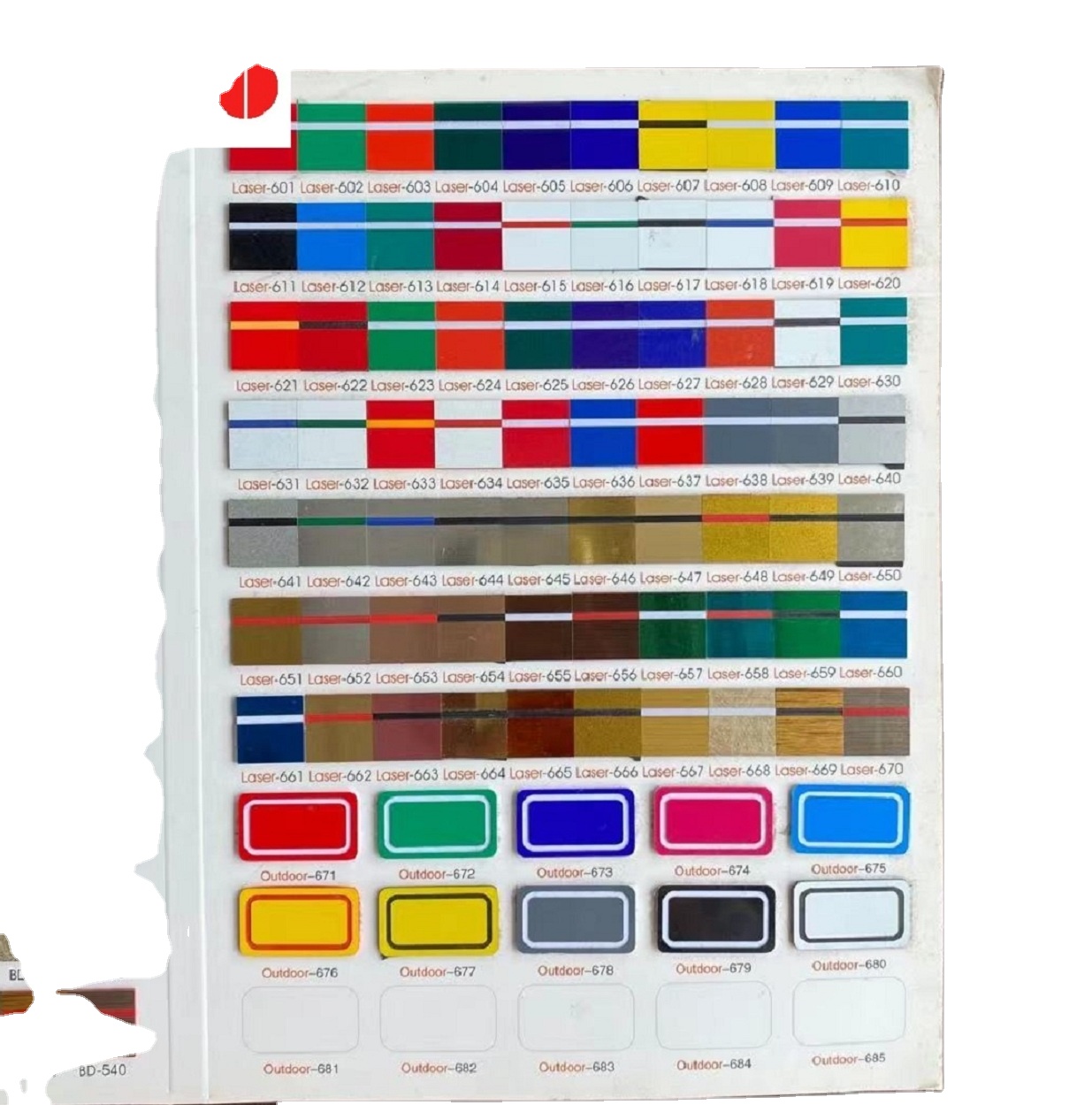 Good high quality BoDo ABS Double Color Sheet Board