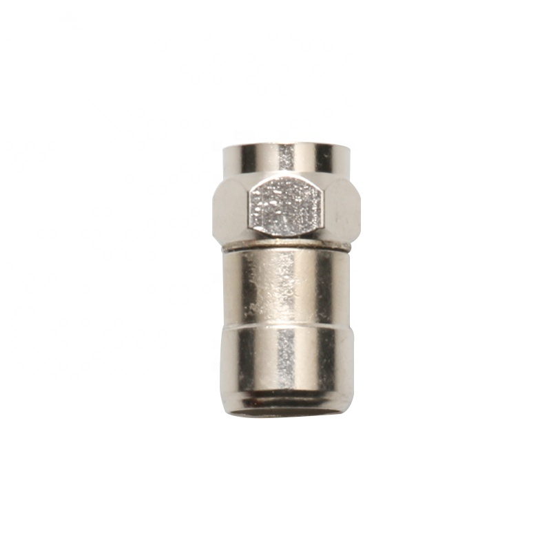 RG59 RG6 компрессионный F коаксиальный разъем