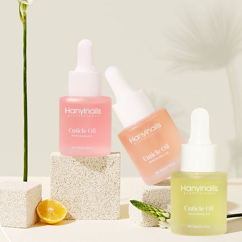 Hanyinails Wholesales Nail Protect Production Offer Flavour Custom 20ml Nail Cuticle Oil Bottle