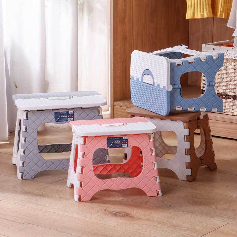 DYS051 Thickened Plastic Folding Stool Children's Adult Household Small Bench Outdoor Mini Portable Storage Chair