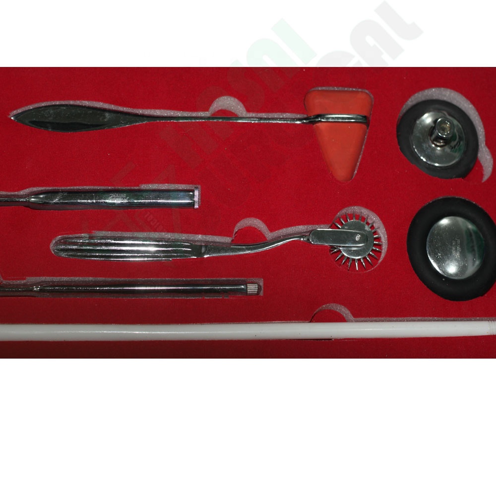 7pcs Mixed medical diagnostic Neurological reflex hammer kit