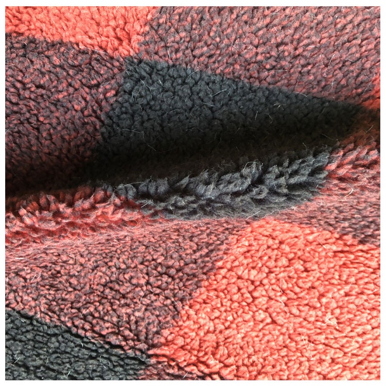 100% polyester faux fur low pile plush fabric shu velveteen printed custom sherpa fabric