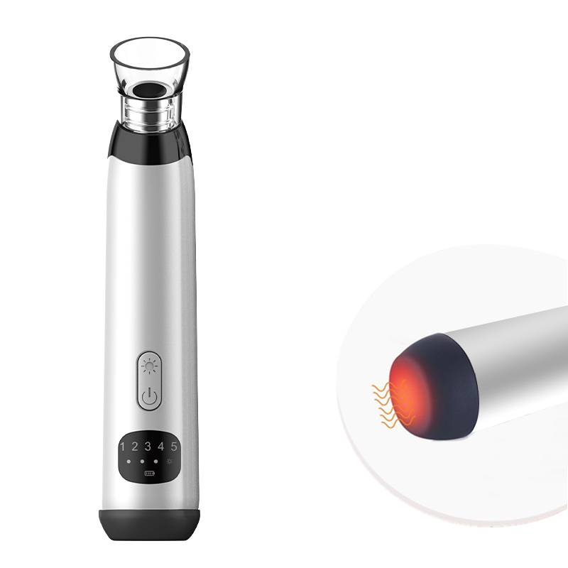 Heated Pore Cleanser Vacuum Electric Suction Facial Comedo Acne Remover Extractor Tool Kit Blackhead Remover Vacuum