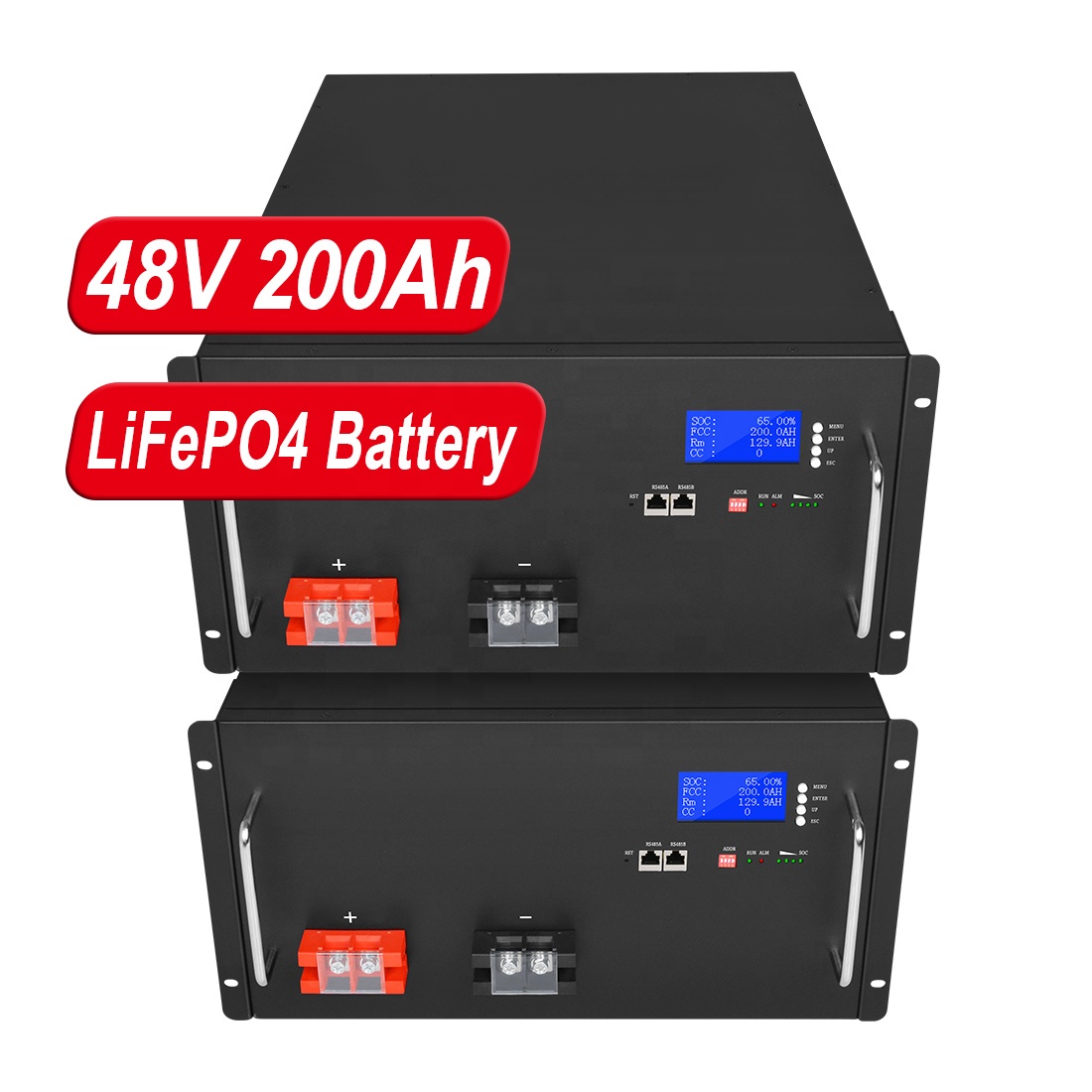 YABO литий-железо-фосфатный аккумулятор питания 51,2 V 170Ah 200Ah 230Ah LiFePO4 48V 200Ah BMS литиевая батарея