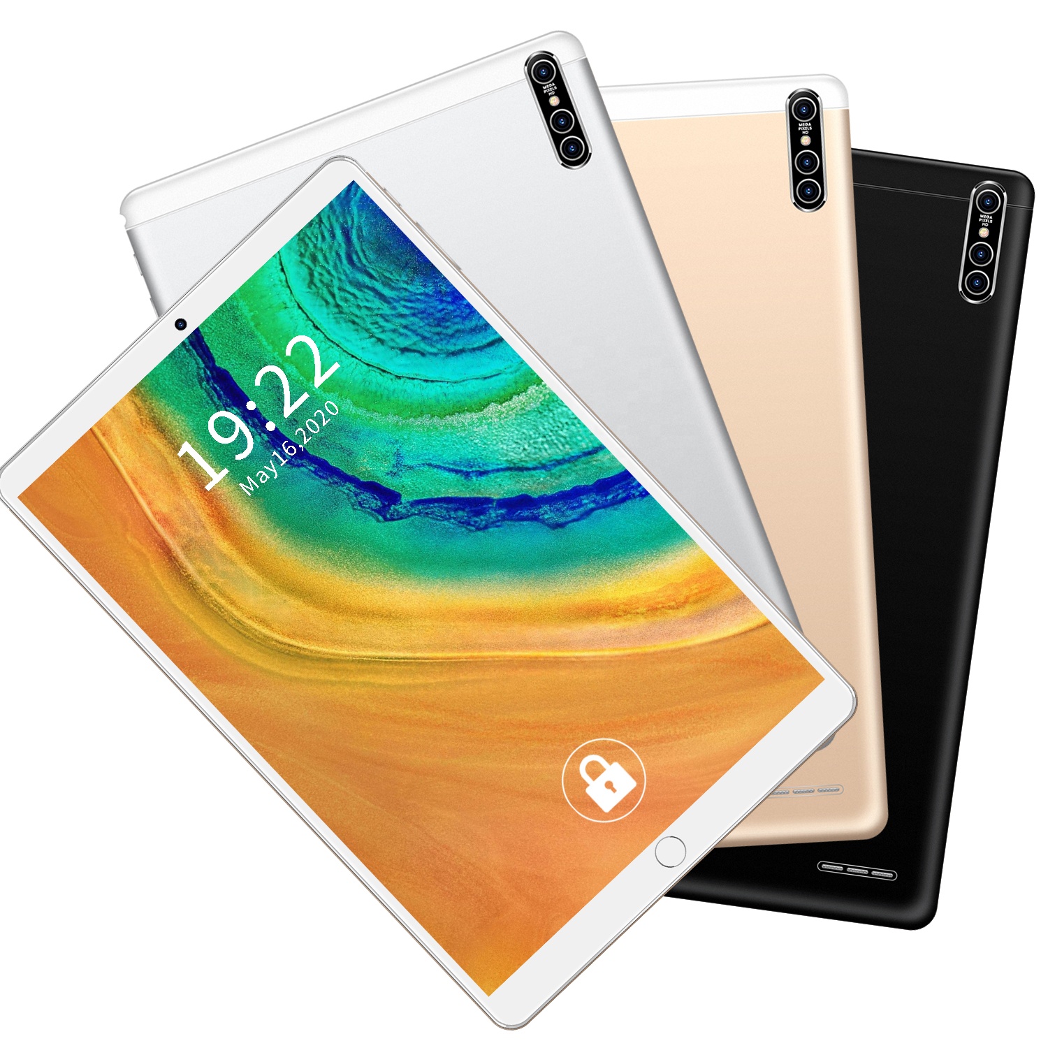 Планшетный ПК 10 дюймов 4G LTE Android под заказ OEM GPS Wifi камера Сенсорный экран 64 Гб хранилище