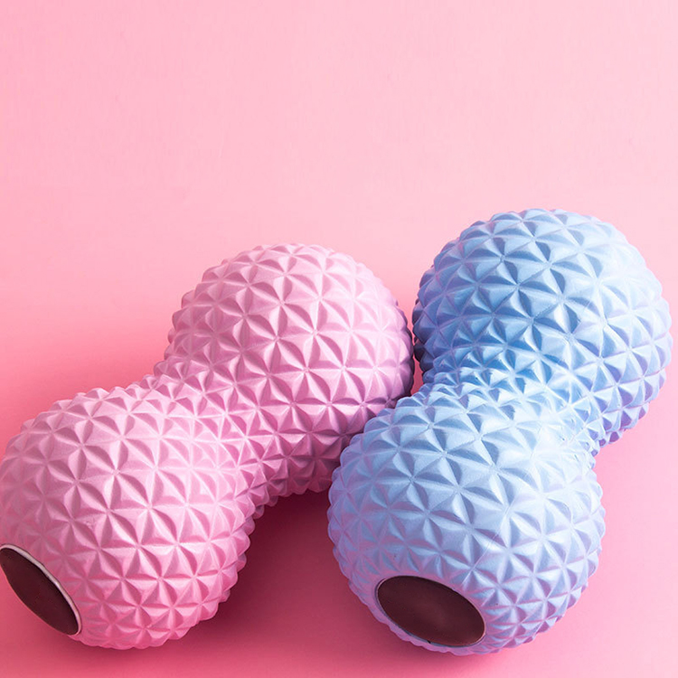 High Quality Custom Diamond Yoga Ball Eco Friendly Peanut Rack Massage Ball