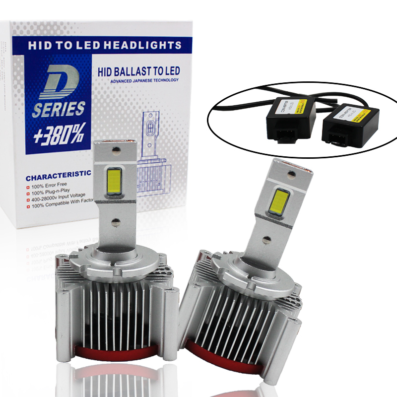New M10 Canbus D1S LED headlamp Bulb 12000LM Plug Play to Original HID Ballast D1S D3S D2S D4S D5S D8S Car led Headlights Lamp