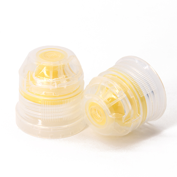 Beverage Cap 38-400 with silicone valve with induction seal liner