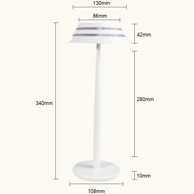 Portable indoor decorative bed side table lamp amazon cordless usb rechargeable table lamp