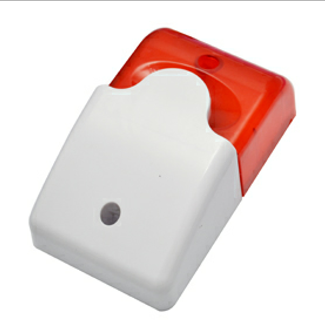 ZICHEN CHINA Household small alarm Electronic fence anti-theft alarm DC12V mini Strobe siren