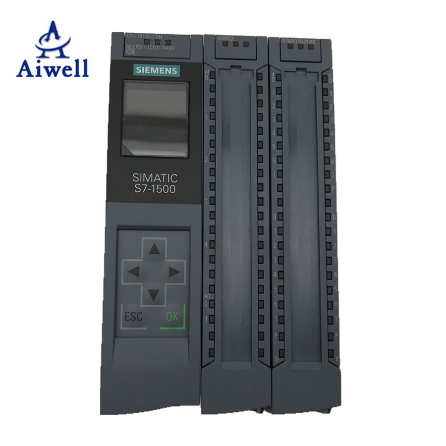 Оригинальный процессор Siemens PLC модуль 6ES7511-1CK01-0AB0 SIMATIC S7-1500 компактный процессор 1511C-1PN