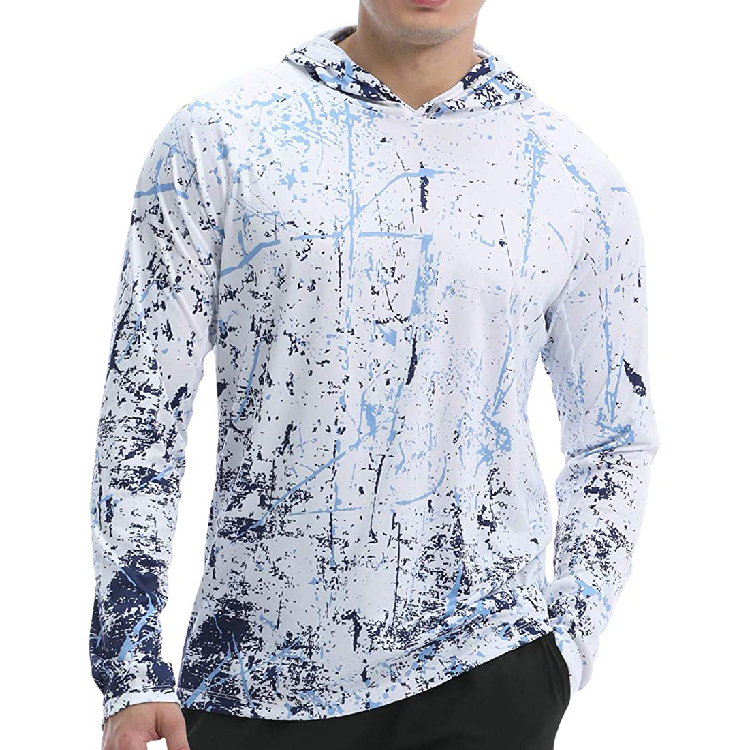 Fishing Wear Latest 2021 Summer New Arrival Upf 50 Sun Hot sell Custom Fishing Jersey Long Sleeve Hoodies Fishing Shirts for men