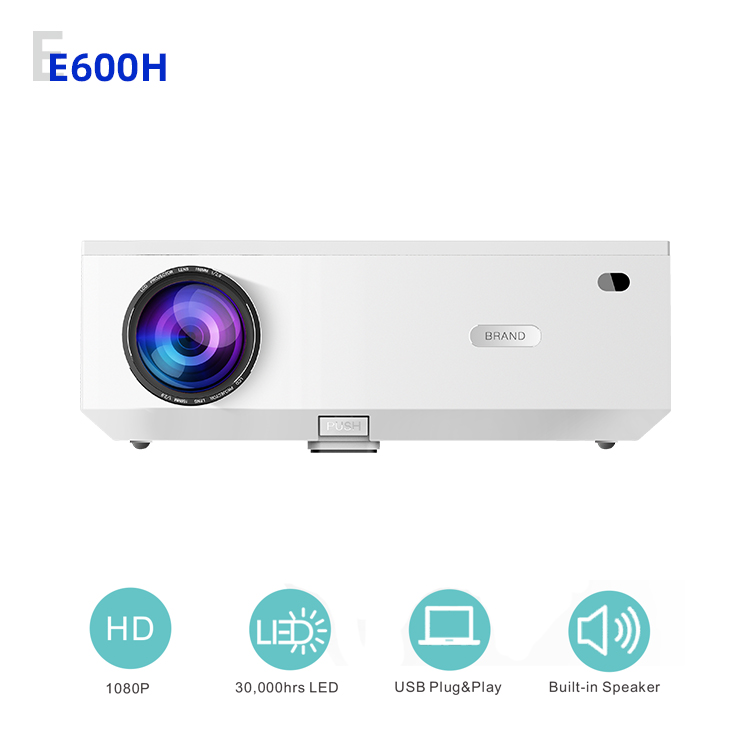Потолочный ночник JAVODA E600H, Умный домашний кинотеатр, 1080p, встроенный BT Wi-Fi, 300 ansi-люмен, ЖК hd Светодиодные проекторы