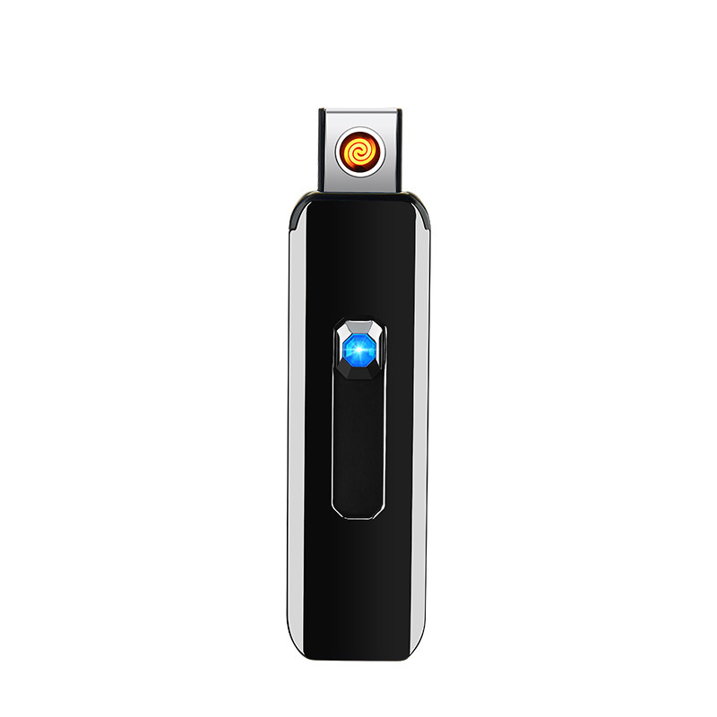 USB Rechargeable Portable Windproof Smoking Accessories Tool Lighter Custom logo Usb Rechargeable Electric Lighter