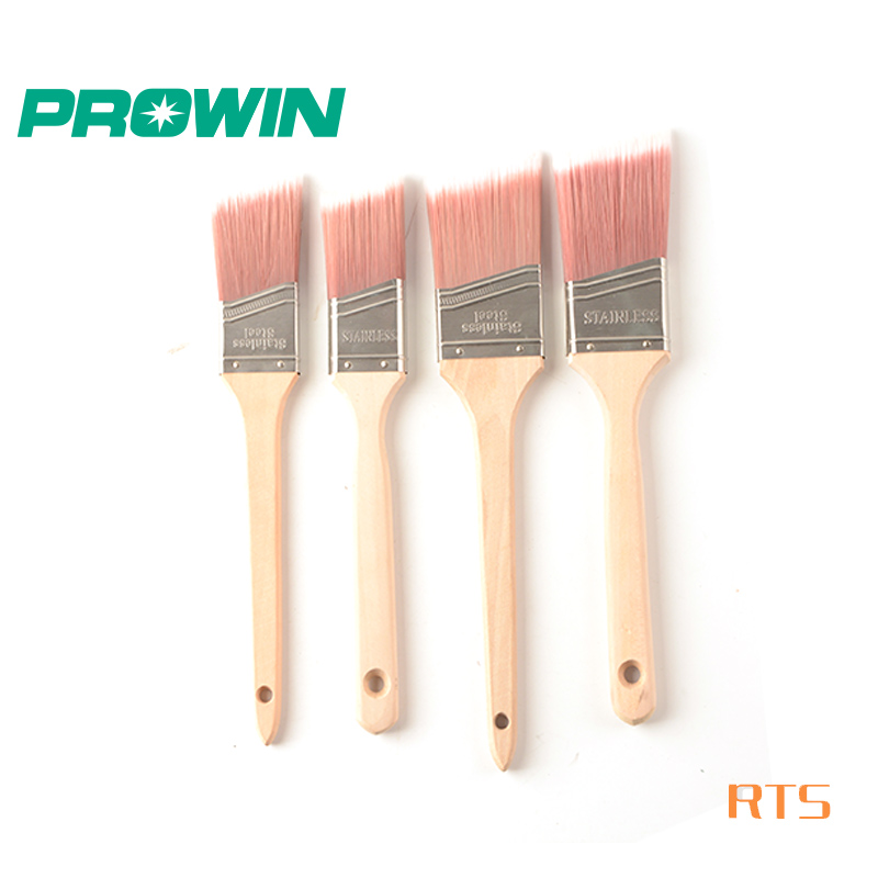 Prowin Factory Amazon Бестселлер SKU 13648 Бытовая твердая деревянная ручка нейлоновая полиэфирная промышленная отделка кисть