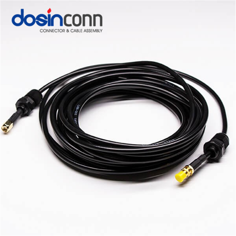 SMA РЧ кабель в сборе штекер SMA гнездо прямой с RG6 5pin Molex picoblad провод кабель в сборе