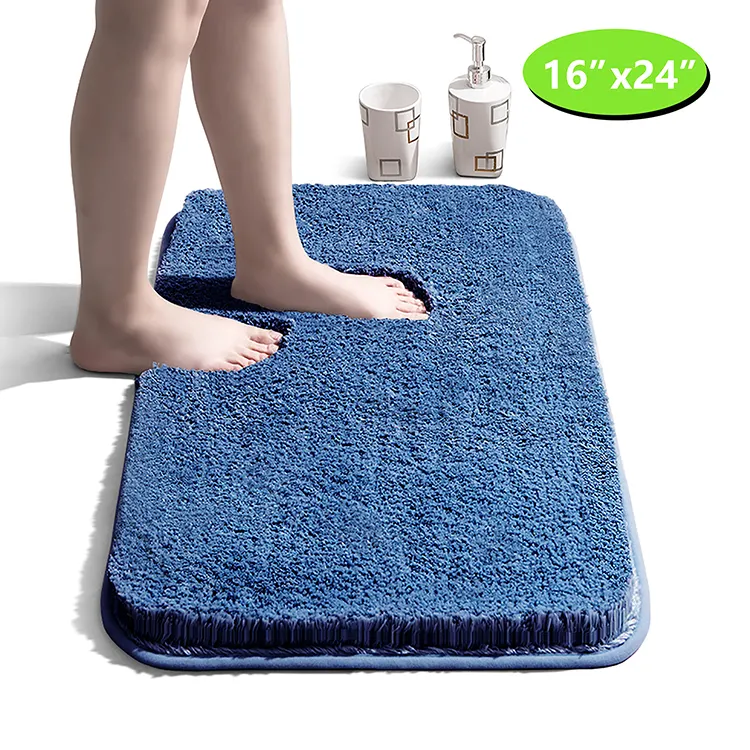 Memory Carpet Shape Super Absorbent Shower Tub Bathroom Non slip Color Change Baby Anti Slip Bath Mat